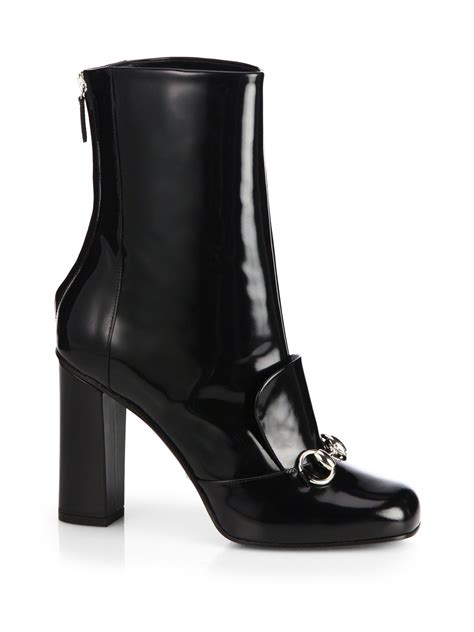 shearling gucci boots women|Gucci designer ankle boots.